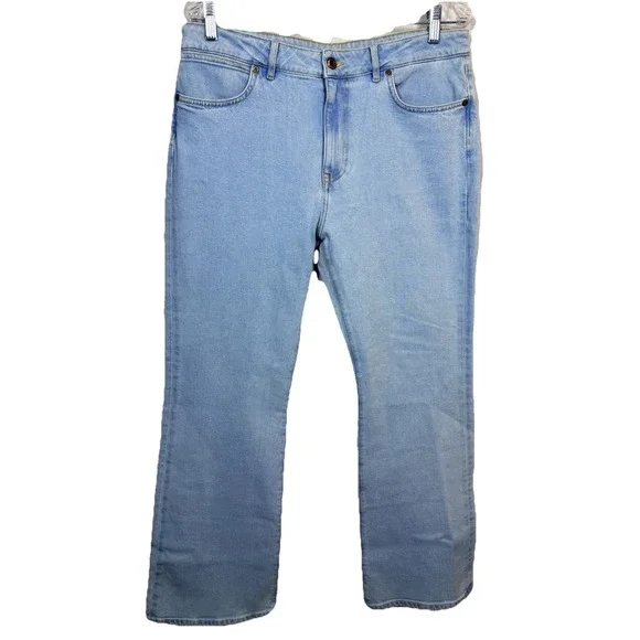 Tecovas NWT Women's Bootcut Jeans W31 Mid-Rise Light Wash Stretch Western Denim - Picture 2 of 14